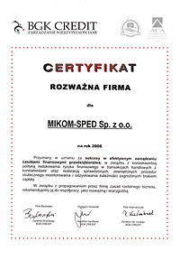 © MIKOM-SPED Transport - Spedition